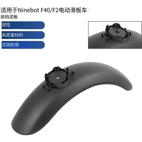 Pièce de rechange pour garde-boue avant de roue avant de scooter électrique Ninebot F2/F40, garde-boue/déflecteur d'eau.