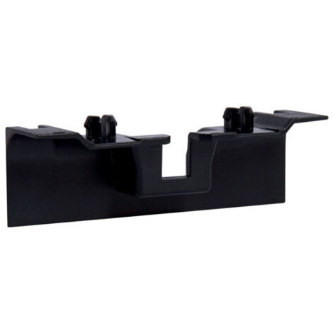 Pièce de recouvrement de support d'appareillage pour plinthe SL20055 noir (SL20055AF9011)