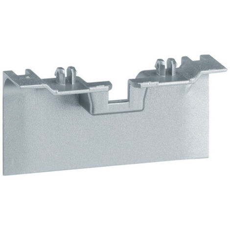 Pièce de recouvrement de support d'appareillage pour plinthe SL20080 alu (SL20080AFD1)