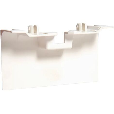 Pièce de recouvrement de support d'appareillage pour plintheSL20115 Pure HAGER SL20115AF9016