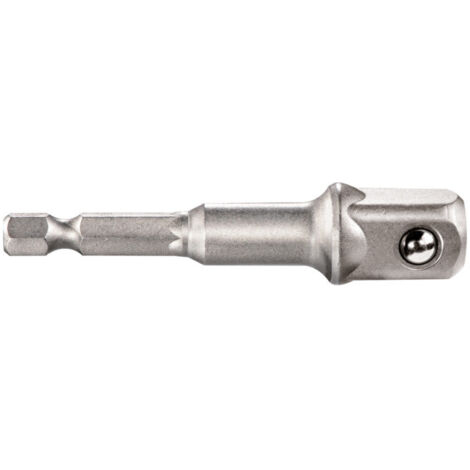 Pièce de réduction, hexagonale mâle 1/4" E6.3 / carrée mâle 1/2" metabo