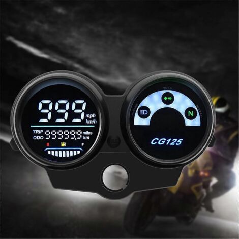 pièce de tableau de bord numérique LED pour moto CG125--
