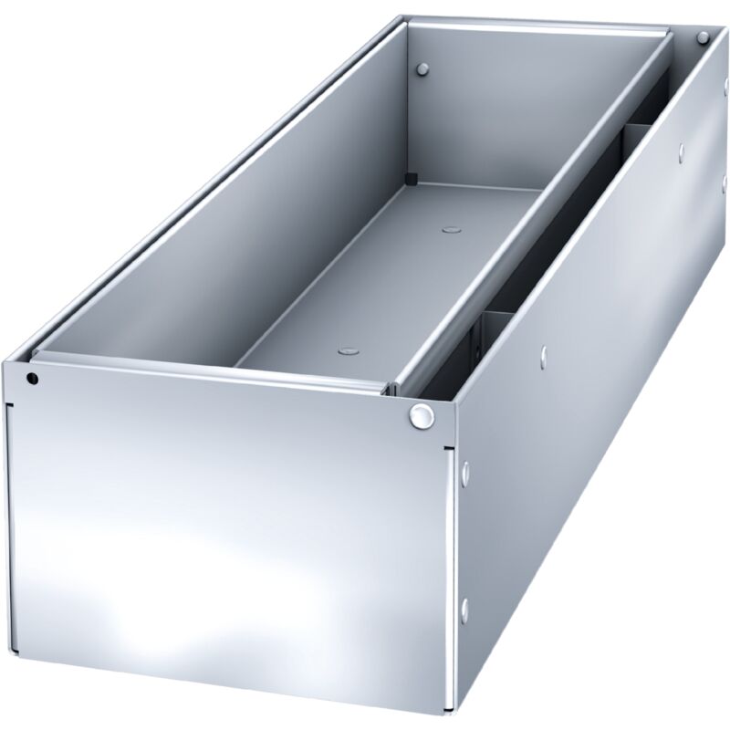 MEA - Pièce de Visite (0,5m) pour Entretien et Nettoyage du Caniveau Extérieur park avec Grille à Fente - Caniveaux pour Terrasse, Piscine, Jardin