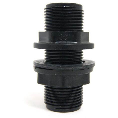 Pièce d'irrigation Traversée de paroi 3/4 x 3/4''