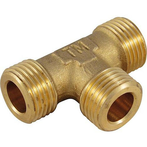 Pièce en T à joint plat male 1" x 1" x 1"