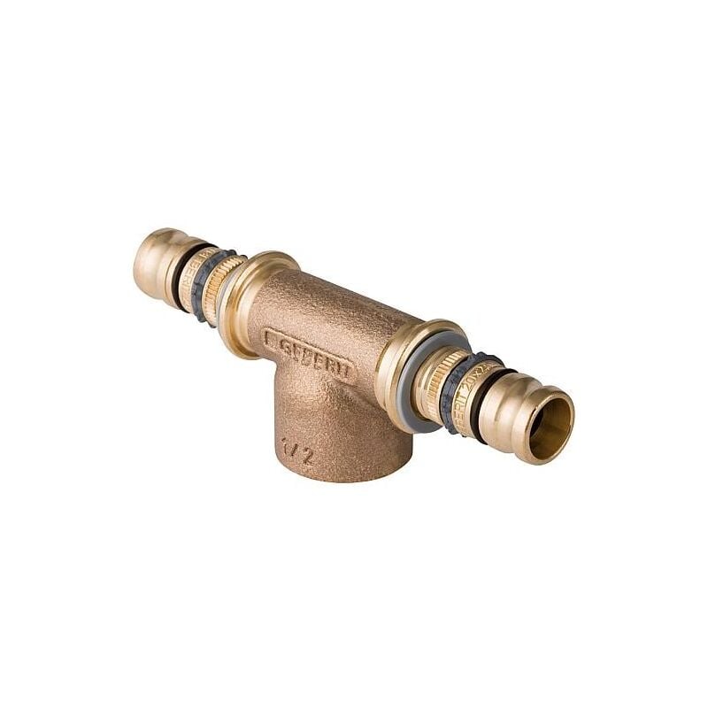 Geberit - Piece en t Mepla filetage femelle Rg d40-Rp 1 1/4-40