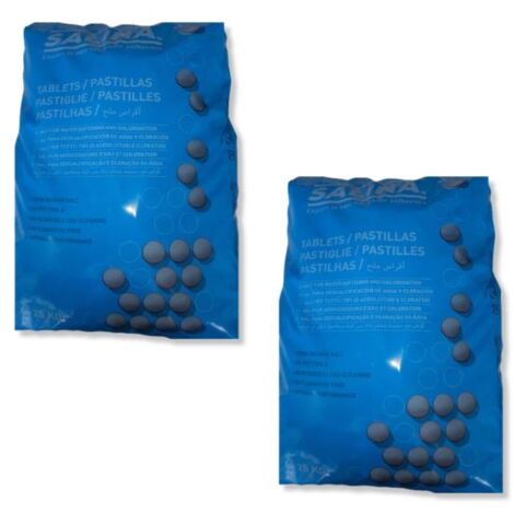 Pièce et accessoire filtration de l'eau - Sel adoucisseur - 2x25 kg