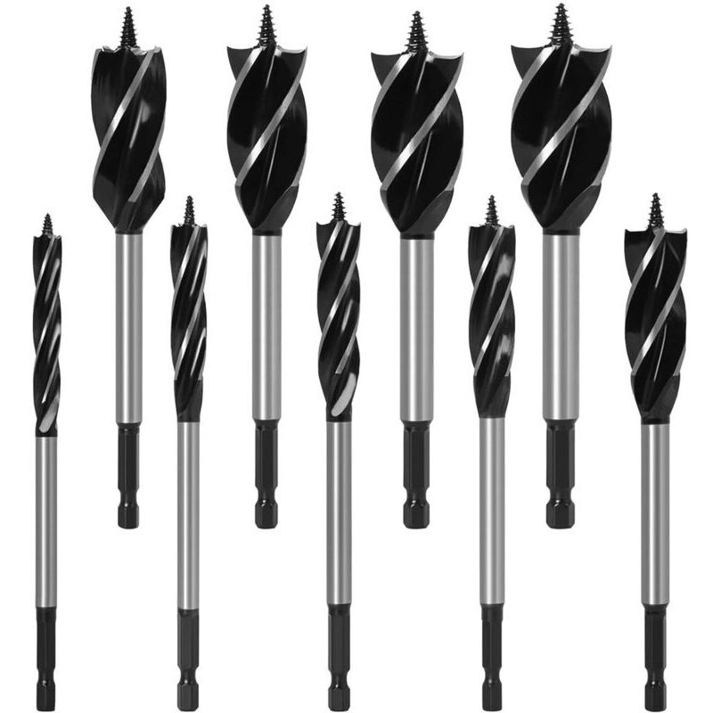 Piece Professional Wood Drill Bit Set for Woodworking (10mm, 12mm, 14mm, 16mm, 20mm, 22mm, 25mm, 32mm, 35mm)