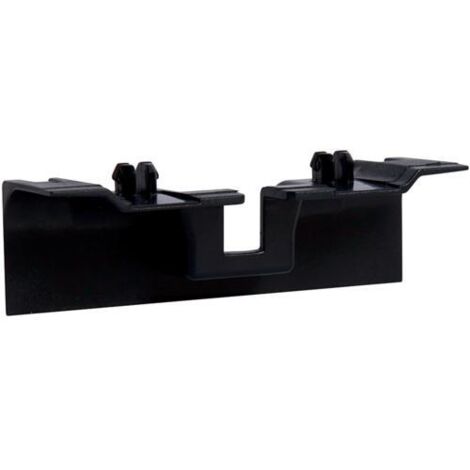 Pièce recouvrement support d'appareillage pour plinthe SL15100 noir HAGER SL15100AF9011
