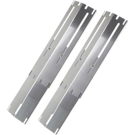 Pièce réglable pour gril à gaz - Plaque chaleur 34-53,3 cm - Diffuseur universel inox - Adaptée à la plupart des barbecues gaz