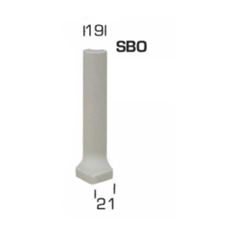 Pièce spéciale d'angle pour VICTORIAN SPECIAL SANITAIRE 15 - Medium grey - boîte de 1 mètre linéaire