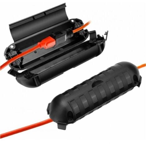 Piece waterproof electrical box, IP54 waterproof cable safety box, safe protection for outdoor extension cables, suitable for garden socket cable connectors YMYNY