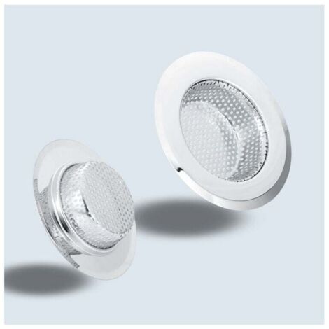 pieces, 11.5 cm diameter, stainless steel drain strainer. Durable sink strainer, ideal for household sinks, kitchens, bathrooms, and wash basins. MUMU