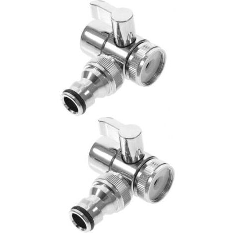 Pièces adaptateur de tuyau d'eau jouets tuyau portatif robinet d'évier durite fixation du tuyau d'évier diviseur de ligne d'eau Séparateur Accessoires annexe shunter caoutchouc