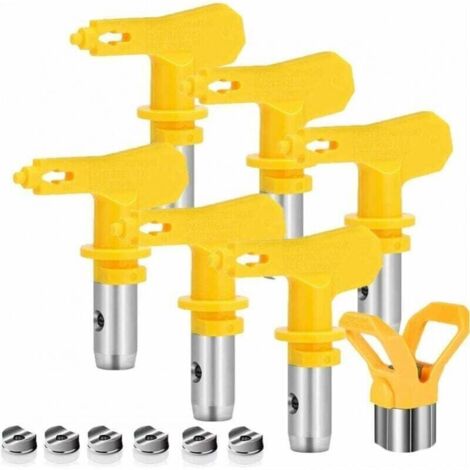 pièces airless, pièces par pistolet et buses airless par pistolet pour vernis à haute pression (type 515, 517, 519, 521, 523, 525)