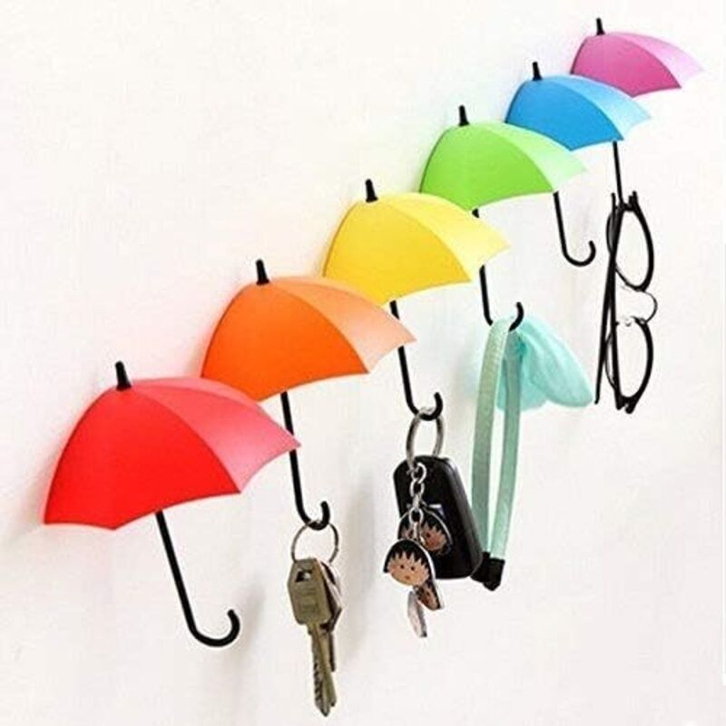 pièces auto-adhésif mur porte clé vêtements crochet support support parapluie accessoires décoratifs décor à la maison Accents cadeau