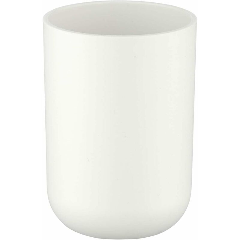 Tumalagia - pieces bathroom mug, toothbrush holder, white