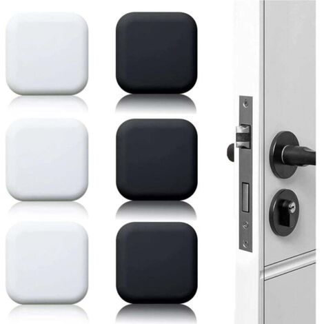 pieces black/white self-adhesive wall doorstop 45mm x 45mm door block self-adhesive wall doorstop self-adhesive wall doorstop MUMU