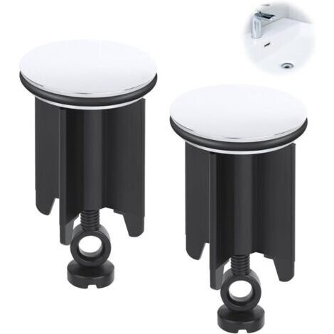 Pièces Bouchons de vidange,40MM Bouchon Lavabo Salle de Bain,Bouchon de Lavabo Universel,Réglable en hauteur Bouchon d’évacuation,Bouchons de canalisation pour éviers de cuisine et de salle de bains