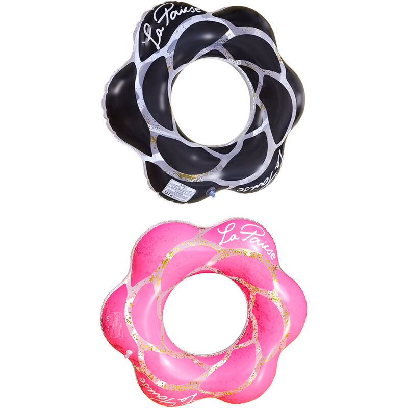 Bouée de natation pour enfants 5-9 ans à pétales roses, flotteur gonflable épais, idéal pour la piscine, accessoires de piscine, bouées d'été,