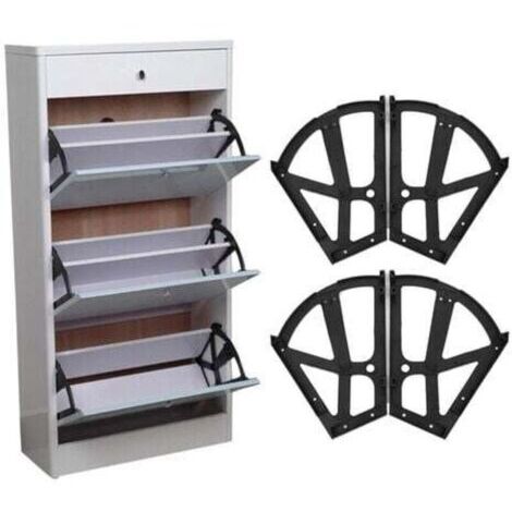 Pièces Chaussures charnières Tiroir Cabinet Charnières En Raccords De Remplacement pour Cuisine Salon Armoire De Rangement Chaussures