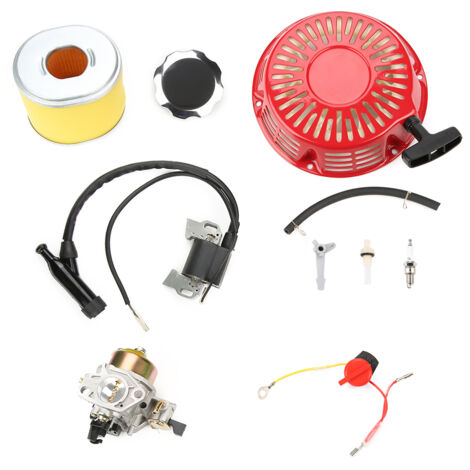pièces consommables pour moteur essence Honda GX340 GX390 : bobine d'allumage, bougie d'allumage et filtre à air