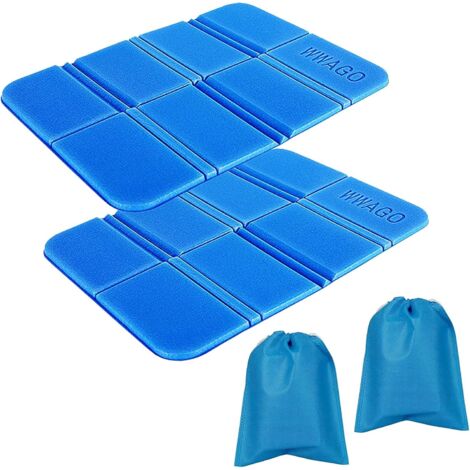 Pièces Coussin Pliant Imperméable Tapis, Tapis de Siège Pliable Extérieur, Coussin d'assise thermique imperméable Isolant pour Voyage, Camping, Jardin, Randonnée, Pique-Nique