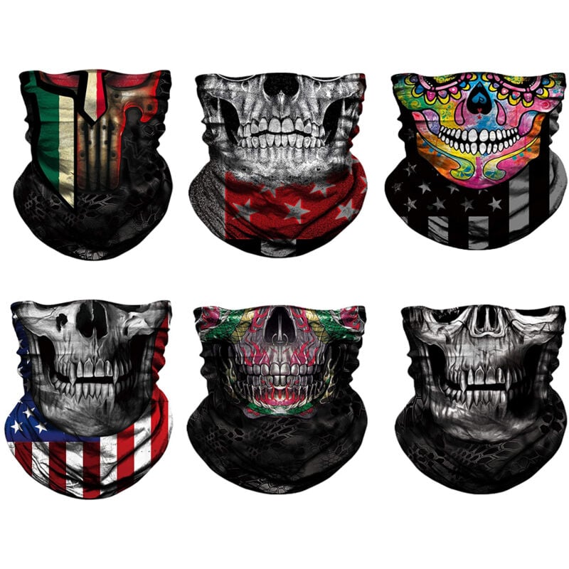 Pièces couvre-cou pour femmes sport pour hommes masque d'équitation en plein air serviette magique multifonctionnelle pour le visage