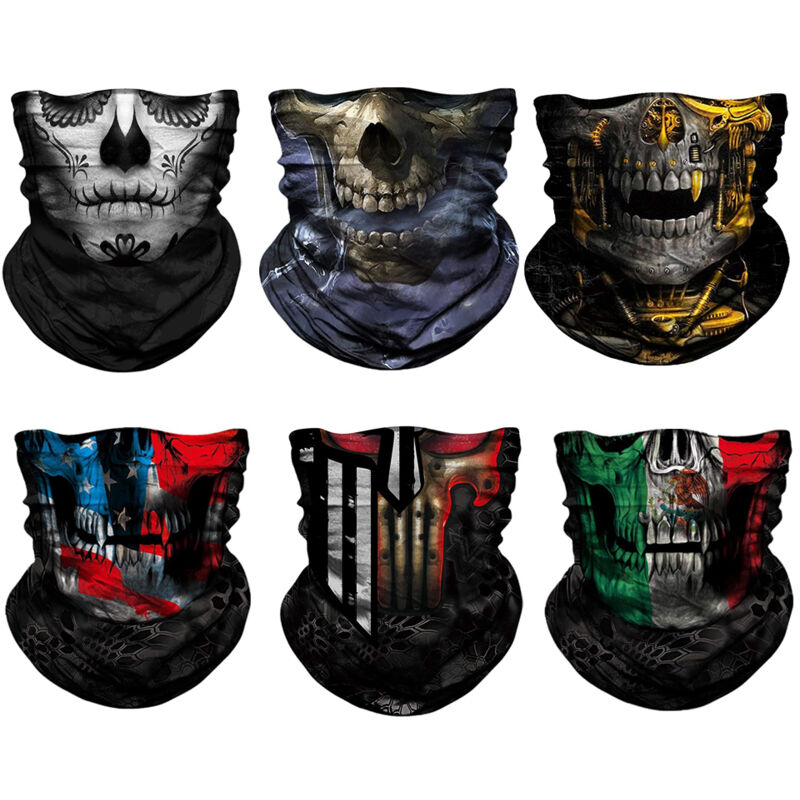 Pièces couvre-cou pour femmes sport pour hommes masque d'équitation en plein air serviette magique multifonctionnelle pour le visage