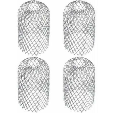Pièces Crapaudines pour Gouttière D’Environ Filtres De Gouttière Grille Grillage Stop Feuille Crapaudine Crépine Pare Feuille Cache Gouttière Acier Inoxydable 6,69 X 3,15 Pouces