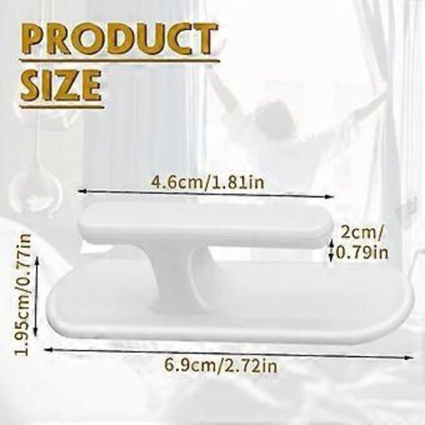 Pièces - Crochet - Crochets de suspension - Porte-clés - Patère - Crochet pour serviettes - Support pour cordon de rideau - Autocollant - Pour salle de bain, salon, cuisine