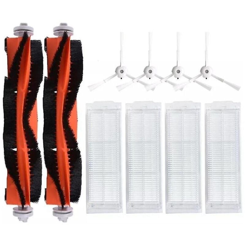 Fei Yu - Pièces d'aspirateur avec filtre Hepa et brosse latérale principale