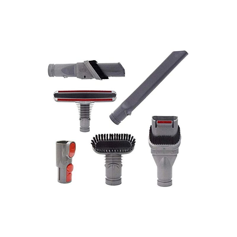 Pièces d'aspirateur V8 V10 Adaptateur de connecteur de brosse dure Nettoyage 6 pièces