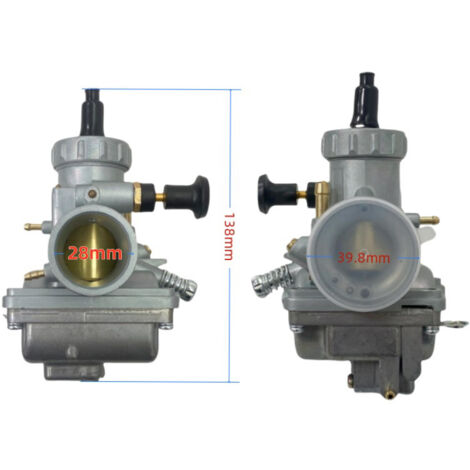Pièces de carburateur de moto de 28 mm compatibles avec les carburateurs Yamaha NY125, RX175, RX100 et RX135.