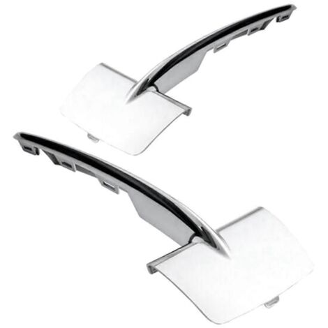 pièces de garniture chromée pour grille inférieure de pare-chocs avant pour F15 X5 2014-2018--
