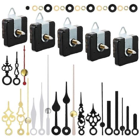 pièces de mécanisme de mouvement d'horloge à quartz silencieux pour horloge murale à monter soi-même