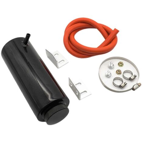 Pièces de modification automobile - Réservoir d'eau de refroidissement de radiateur universel noir