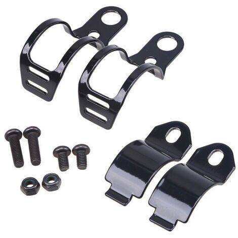 Pièces de modification pour clignotants de moto, support de clignotant pour cruiser, support de feu avant et arrière, douille de feu universelle.