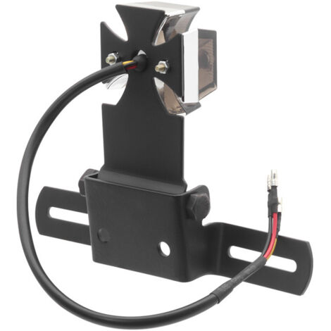Pièces de modification universelles pour feux arrière de moto, feu stop LED universel, feu de plaque d'immatriculation, support de panneau lumineux