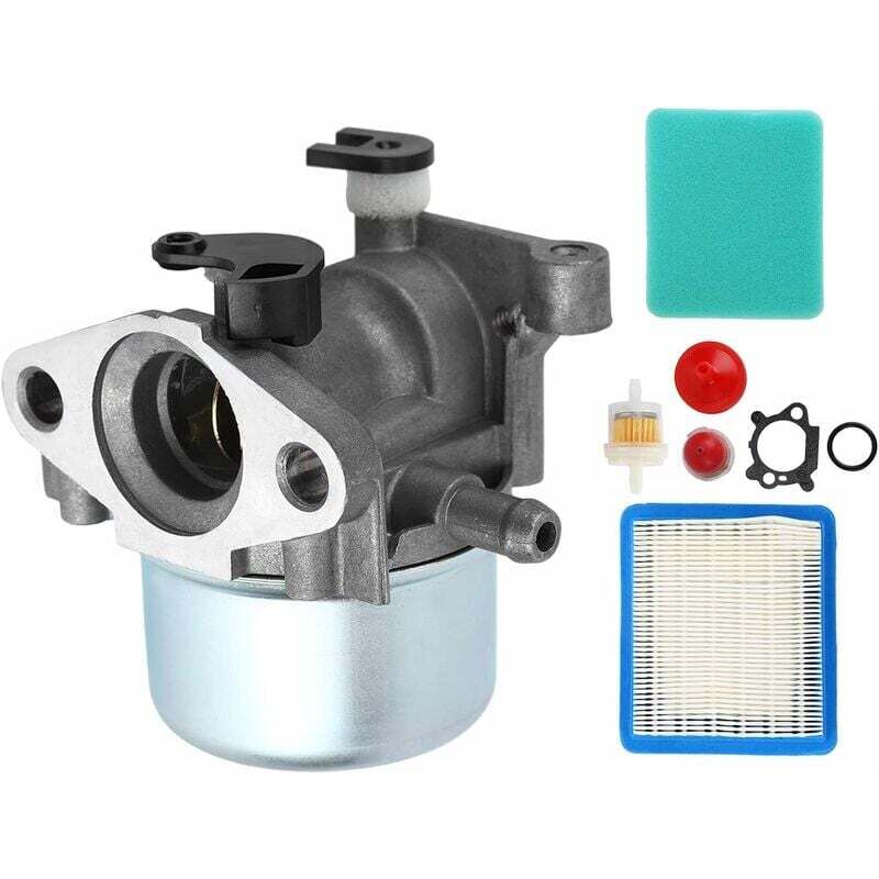 Debuns - Pièces de Moteur de Gazon d'assemblage de carburateur avec diaphragme de Joint pour Brigg Stratton 675 190cc 799868..