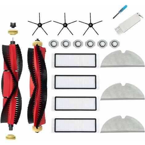 Kit d'accessoires pour Xiaomi Roborock S5 Max S6 Pure S6 S55 Maxv Brosses  latérales principales Hepa Filtre Mop Roller Brush Aspirateur Pièces de  rechange