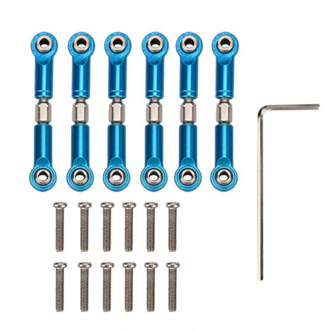 Pièces de rechange métalliques pour direction de camion RC 1/18 WLtoys - Tiges et liaisons de mise à niveau