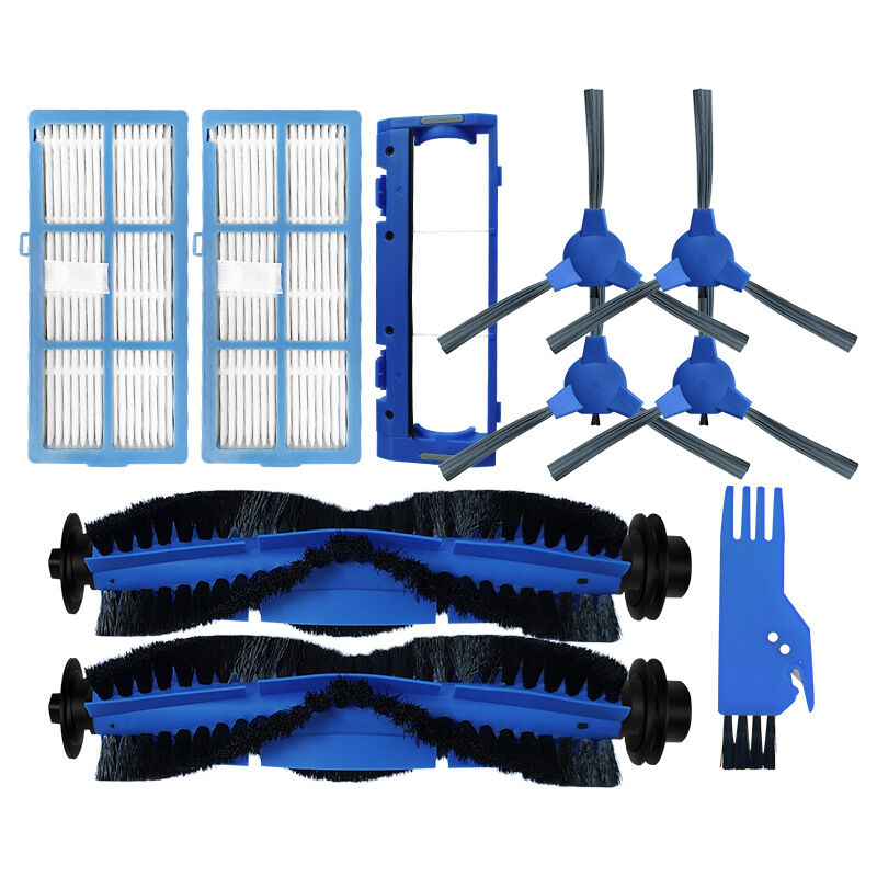 Pièces de Rechange Pour Aspirateur 2 Brosse Principale 2 Filtre 2 Brosse Latérale 1 Couvercle 1 Brosse Plate 1 Tournevis Kyvol E20/E30/E31