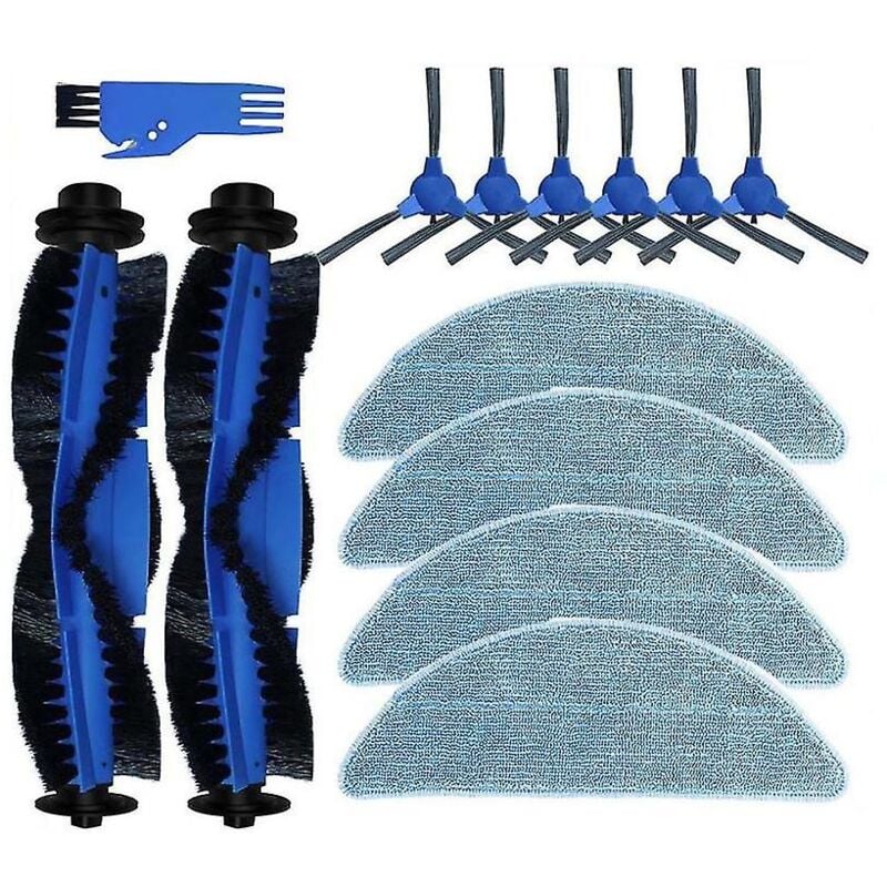 Pièces de rechange pour aspirateur robot 2290 Ultra Brosse principale Brosse latérale Chiffon de nettoyage