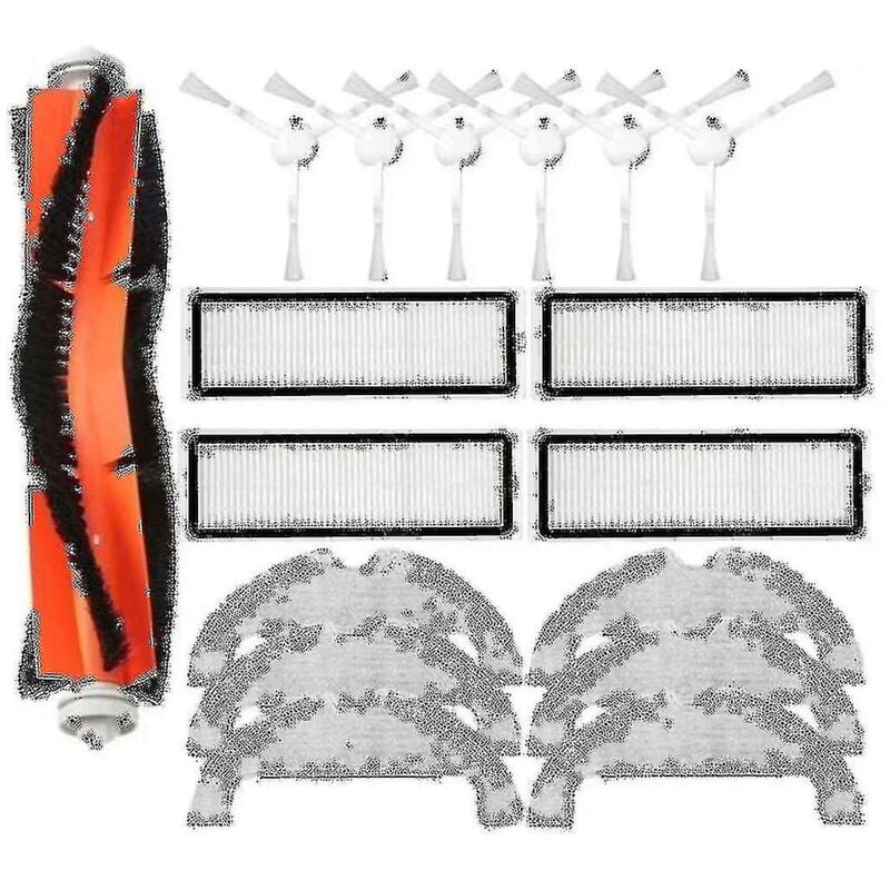 Pièces de rechange pour aspirateur robot Bot D10 Plus Rls3d, brosse latérale principale, filtre Hepa, chiffon de nettoyage