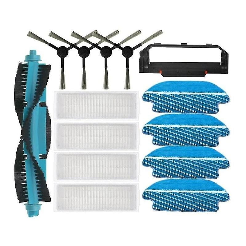 Fei Yu - Pièces de rechange pour aspirateur robot M6 Pro, brosse principale, brosse latérale, filtre, chiffon de vadrouille