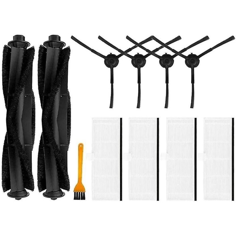Pièces de rechange pour aspirateur robot N2 Lite Brosse principale, brosse latérale, filtre Hepa, tampon de vadrouille