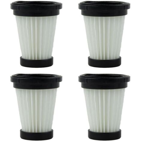 Pièces de rechange pour aspirateur sans fil : filtres HEPA de remplacement pour Moosoo K12, K12 Pro, K13, filtre en papier 13 KPA pour retenir la poussière et les poils d'animaux (4 pièces)