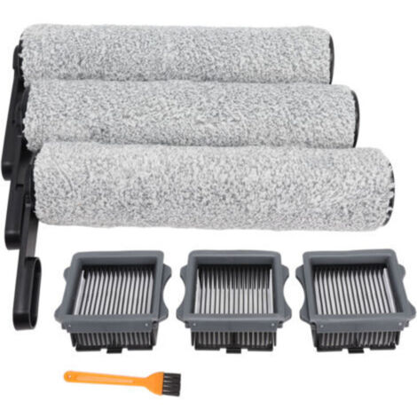 Pièces de rechange pour aspirateur Tineco S5 : brosse rotative, filtre à air haute efficacité pour particules et brosse de nettoyage
