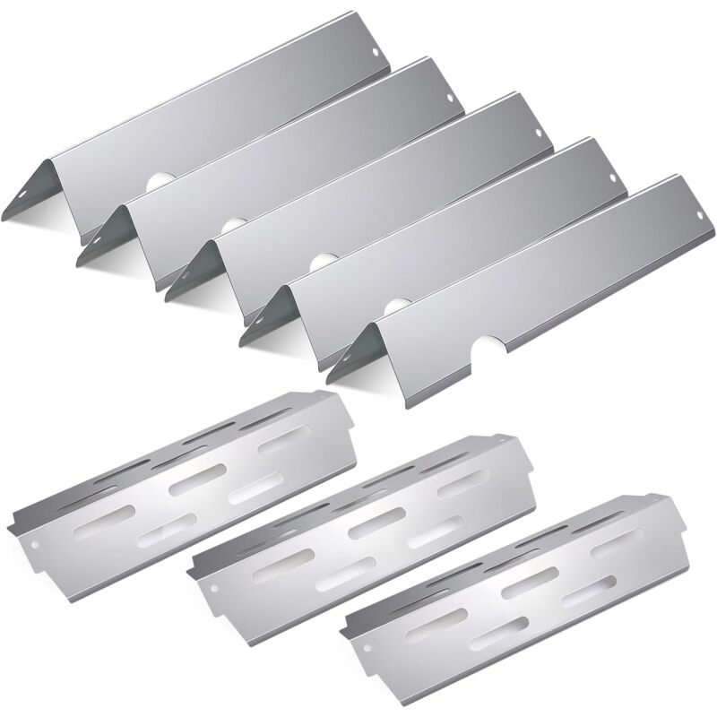 Coocheer - Pièces de rechange pour barbecue, bâton d'assaisonnement pour barbecue Weber Genesis ii 300 lx série 300 E-310 E-315 S-335 GS4, déflecteur